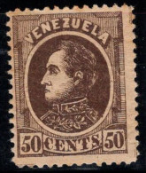Venezuela 1880 Mi. 26 Neuf ** 40% 50 C, Bolivar, Célébrité - Venezuela