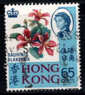 Hong Kong 1968 Mi. 238 Oblitéré 100% 65 C, Reine Elizabeth II, FIORI - Usados