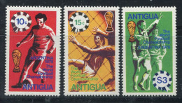 Antigua 1978 Mi. 513-515 Neuf ** 100% Football, Coupe Du Monde - 1960-1981 Interne Autonomie