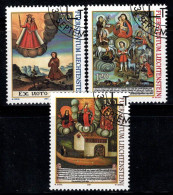 Liechtenstein 2001 Mi. 1271-1273 Oblitéré 100% Noel - Used Stamps