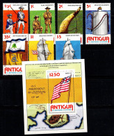Antigua 1976 Mi. 417-423 Neuf ** 100% Indépendance Des États-Unis - 1960-1981 Autonomie Interne