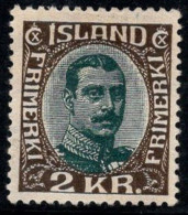 Islande 1920 Mi. 97 Neuf * MH 100% 2 KR, Roi Cristian X - Nuovi