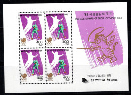 Corée Du Sud 1986 Mi. Bl. 551 Bloc Feuillet 100% Neuf ** Jeux Olympiques - Corée Du Sud