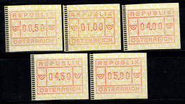 Autriche 1988 Mi. 2 Neuf ** 100% ATM Distributeur Automatique De Billets, 04h00-05h00 - Frankeermachines (EMA)
