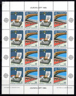 Grèce 1988 Mi. 1685A-1686A Mini Feuille 100% Neuf ** Europa Cept, Communication - Blocks & Sheetlets