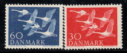 Danemark 1956 Mi. 364-365 Neuf ** 100% Europe CEPT, Cygnes - Ongebruikt