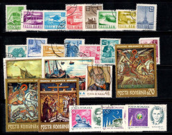 Roumanie 1971 Oblitéré 100% Transport, Art, Peintures, Noël, Espace - Used Stamps