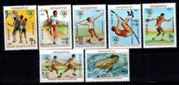 Cambodge 1983 Mi. 454-460 Neuf ** 100% Jeux Olympiques - Cambodge