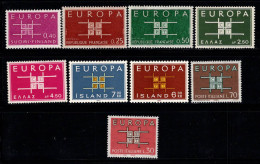 Europe CEPT 1963 Neuf ** 100% France, Italie, Islande - 1963