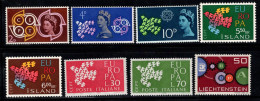 Europe CEPT 1961 Neuf ** 100% Iceland, Italie - 1961