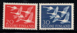 Finlande 1956 Mi. 465-466 Neuf ** 100% Europe CEPT, Oiseaux, Cygnes - Unused Stamps