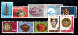 Europe CEPT 1976 Neuf ** 100% Luxembourg, Irlande, Islande - 1976