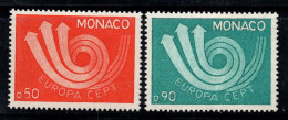 Monaco 1973 Mi. 1073-1074 Neuf ** 100% Europa CEPT, Emblème - Autres & Non Classés