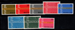 Europe CEPT 1971 Neuf ** 100% Yougoslavie, Islande, Luxembourg - 1971