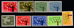 Europe CEPT 1962 Neuf ** 100% Belgique, Allemagne, Islande - 1962