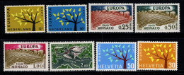 Europe CEPT 1962 Neuf ** 100% Monaco, Pays-Bas, Suisse - 1962