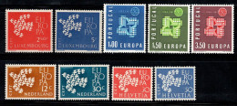 Europe CEPT 1961 Neuf ** 100% Portugal, Luxembourg - 1961