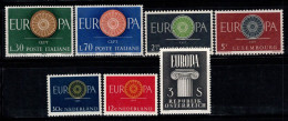 Europe CEPT 1960 Neuf ** 100% Italie, Autriche - 1960