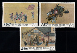 Taiwan 1969 Mi. 721, 723, 724 Neuf ** 100% Cathay, Culture - Ongebruikt