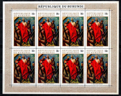 Burundi 1970 Mi. 571A Mini Feuille 100% Neuf ** Religion - Neufs