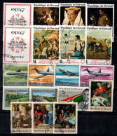 Burundi 1967 Oblitéré 100% Art, Peintures, Aviation - Oblitérés