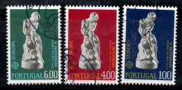 Portugal 1974 Mi. 1231-1233 Oblitéré 100% Europa CEPT, Statues - Usado