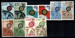 Europe CEPT 1967 Oblitéré 100% Turquie, Belgique, France, Grèce - 1967