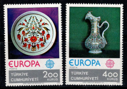 Turquie 1976 Mi. 2385-2386 Neuf ** 100% Europa CEPT, Porcelaine - Nuevos