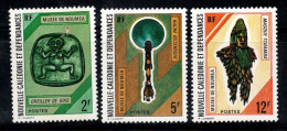 Nouvelle-Calédonie 1972 Mi. 520-522 Neuf ** 100% Musée, Art - Nuevos
