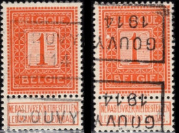 Preo's (108) 'GOUVY 1914'  OCVB 2287 C+D - Roller Precancels 1910-19