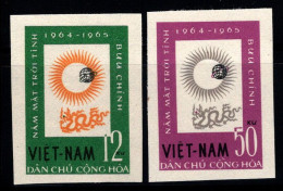 Vietnam 1964 Mi. 296B-297B Neuf ** 100% Non Dentelé Espace, IQSY - Viêt-Nam