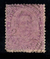 Italie 1889 Sass. 47 Oblitéré 60% 60 Cents, Umberto I - Oblitérés