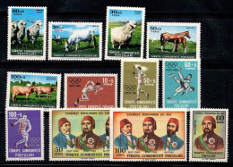 Turquie 1964 Mi. 1919-1930 Neuf ** 100% Aimali, Chevaux, Jeux Olympiques, Personnalités - Unused Stamps