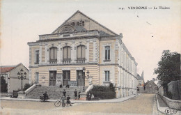 FRANCE - Vendome - Le Theatre - Colorisé Et Animé - Carte Postale Ancienne - Vendome