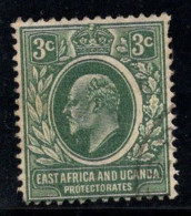 Afrique Orientale Britannique 1904 Mi. 21 Oblitéré 100% 3 A, Le Roi Édouard VII - British East Africa