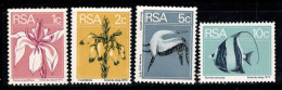 Afrique Du Sud 1974 Mi. 463A-466A Neuf ** 100% Flore Et Faune, Poissons, Fleurs - Ungebraucht