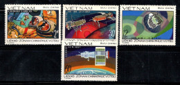 Vietnam 1978 Neuf ** 100% Modèles D'engins Spatiaux, Espace - Viêt-Nam