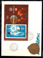 Hongrie 1973 Mi. Bl. 96B Premier Jour 100% Jeux Olympiques D'été, Munich, Espace - FDC