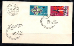 Vietnam 1965 Mi. 359U-360U Premier Jour 100% Espace, Astronautes, Woschod - Viêt-Nam