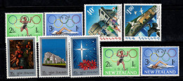 Nouvelle-Zélande 1960-69 Neuf ** 100% Jeux Olympiques, Religion, églises - Neufs