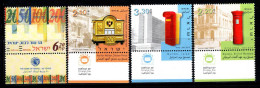 Israël 2004 Mi. 1800-1803 Neuf ** 100% Service Postal, Banque, Radio - Ungebraucht (mit Tabs)