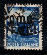 Trieste A 1947-48 Sass. 15 Oblitéré 100% 30 Lires, Série Démocratique - Afgestempeld