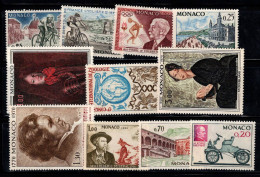 Monaco 1965-66 Neuf ** 100% Jeux Olympiques, Cyclisme, Art - Autres & Non Classés