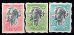 Monaco 1966 Mi. 844-846 Neuf ** 100% Princesse, Famille Royale - Altri & Non Classificati