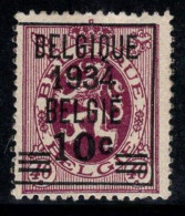 Belgique 1934 Mi. 374 Neuf * MH 80% Surimprimé 10 C - Neufs