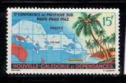 Nouvelle-Calédonie 1962 Mi. 382 Neuf ** 100% Conférence Du Pacifique, Pag, 15Fr - Ongebruikt