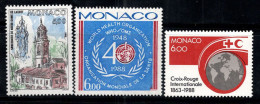 Monaco 1989 Neuf ** 100% Emblèmes, Croix Rouge - Altri & Non Classificati