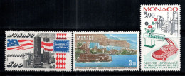 Monaco 1986 Mi. 1769-1770 Neuf ** 100% Industrie, Vues - Otros & Sin Clasificación