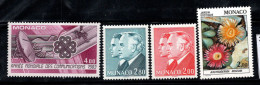 Monaco 1982 Mi. 1585-1588 Neuf ** 100% Fleurs, Personnalité - Altri & Non Classificati