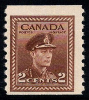 Canada 1942 Mi. 217 D Neuf ** 100% 2 Cents, Le Roi George VI - Unused Stamps